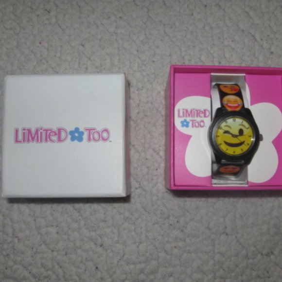 5/$30 Girls Limited Too Emoji Watch - Picture 1 of 4